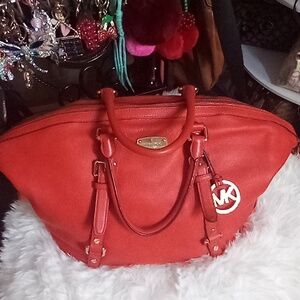 MK leather bag